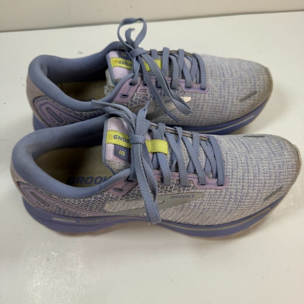 Brooks Ghost 14 Women's Size 8 B Lilac Purple Running Shoes Athletic Comfort - Picture 5 of 16